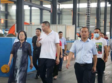 永州市人大常委會(huì )副主任李農妹深入三湘電纜展開(kāi)科技調研